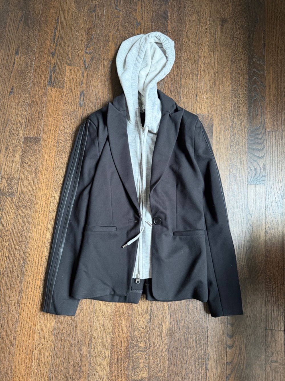 Evereve zip out blazer.